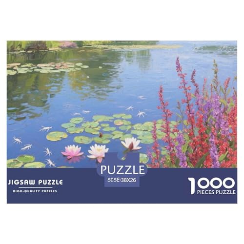 Fluss Stil Farbenfrohes Puzzle 1000 Teile in bewährter Qualität Für Erwachsene Und Kinder Herausforderndes Rätsel Geschenke Für Männer Home Dekoration 38x26cm/1000pcs Fluss Stil Farbenfrohes Puzzle 1000 Teile in bewährter Qualität Für Erwachsene Und Kinder Herausforderndes Rätsel Geschenke Für Männer Home Dekoration 38x26cm/1000pcs von QTIVARLEN
