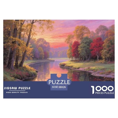 Fluss Stil Farbenfrohes Puzzle 1000 Teile in bewährter Qualität Für Erwachsene Und Kinder Puzzlespiele Für Familie Geschenke Für Frauen Wanddekoration 38x26cm/1000pcs Fluss Stil Farbenfrohes Puzzle 1000 Teile in bewährter Qualität Für Erwachsene Und Kinder Puzzlespiele Für Familie Geschenke Für Frauen Wanddekoration 38x26cm/1000pcs von QTIVARLEN