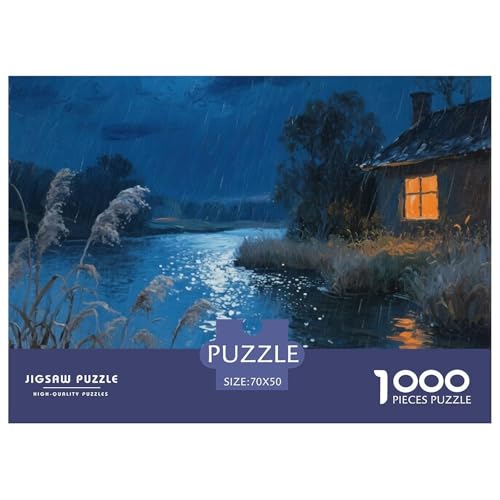 Fluss Stil Farbenfrohes Puzzle 1000 Teile in bewährter Qualität Für Erwachsene Und Kinder Puzzlespiele Für Familie Geschenke Für Frauen Wanddekoration 70x50cm/1000pcs Fluss Stil Farbenfrohes Puzzle 1000 Teile in bewährter Qualität Für Erwachsene Und Kinder Puzzlespiele Für Familie Geschenke Für Frauen Wanddekoration 70x50cm/1000pcs von QTIVARLEN