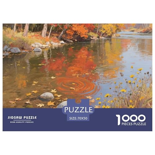 Fluss Stil Farbenfrohes Puzzle 1000 Teile in bewährter Qualität Für Erwachsene Und Kinder Puzzlespiele Für Familie Geschenke Für Männer Pädagogisches Spielzeug 70x50cm/1000pcs Fluss Stil Farbenfrohes Puzzle 1000 Teile in bewährter Qualität Für Erwachsene Und Kinder Puzzlespiele Für Familie Geschenke Für Männer Pädagogisches Spielzeug 70x50cm/1000pcs von QTIVARLEN