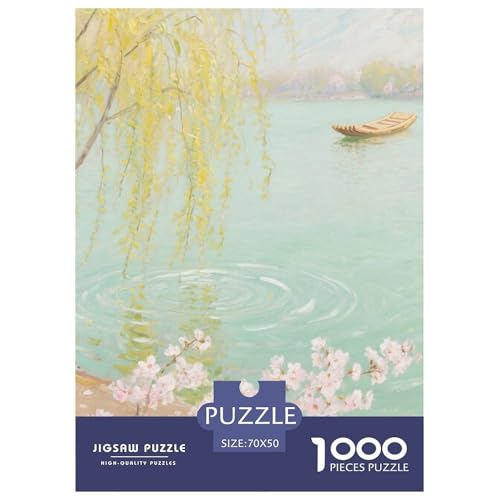 Flussblick Stil Farbenfrohes Puzzle 1000 Stück in Bewährter Qualität Für Erwachsene Kinder Schöne Landschaft Puzzlespiele Familie Geschenke Männer Wanddekoration 70x50cm/1000pcs Flussblick Stil Farbenfrohes Puzzle 1000 Stück in Bewährter Qualität Für Erwachsene Kinder Schöne Landschaft Puzzlespiele Familie Geschenke Männer Wanddekoration 70x50cm/1000pcs von QTIVARLEN