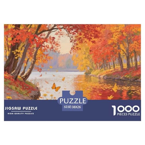 Flussblick Stil Farbenfrohes Puzzle 1000 Stück in bewährter Qualität Für Erwachsene Und Kinder Geschicklichkeitsspiel Geschenke Für Männer Pädagogisches Spielzeug 38x26cm/1000pcs Flussblick Stil Farbenfrohes Puzzle 1000 Stück in bewährter Qualität Für Erwachsene Und Kinder Geschicklichkeitsspiel Geschenke Für Männer Pädagogisches Spielzeug 38x26cm/1000pcs von QTIVARLEN