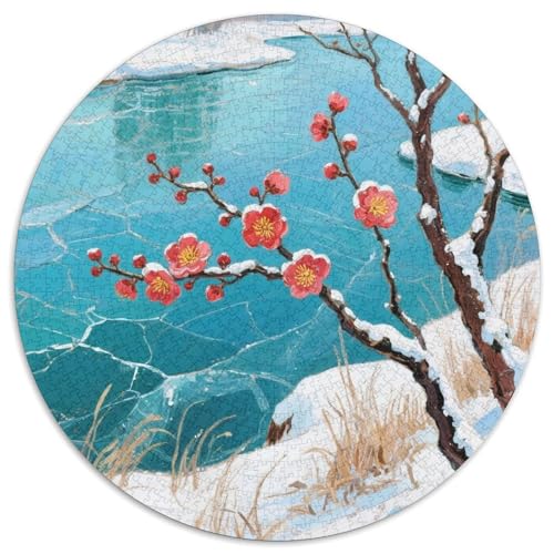 Flussblick Stil Farbenfrohes Puzzle 1000 Teile Bewährter Qualität Für Erwachsene Und Kinder Schöne Landschaft Geschicklichkeitsspiel Geschenke Für Männer Wanddekoration 1000pcs (67.5x67.5cm) von QTIVARLEN