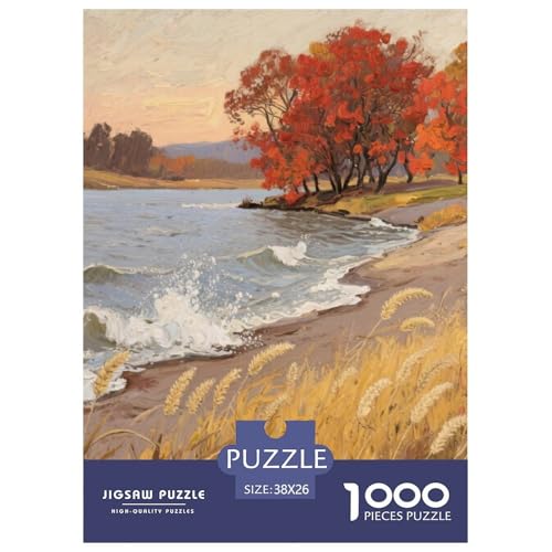 Flussblick Stil Farbenfrohes Puzzle 1000 Teile in Bewährter Qualität Für Erwachsene Kinder Schöne Landschaft Geschicklichkeitsspiel Geschenke Männer Home Dekoration 38x26cm/1000pcs Flussblick Stil Farbenfrohes Puzzle 1000 Teile in Bewährter Qualität Für Erwachsene Kinder Schöne Landschaft Geschicklichkeitsspiel Geschenke Männer Home Dekoration 38x26cm/1000pcs von QTIVARLEN
