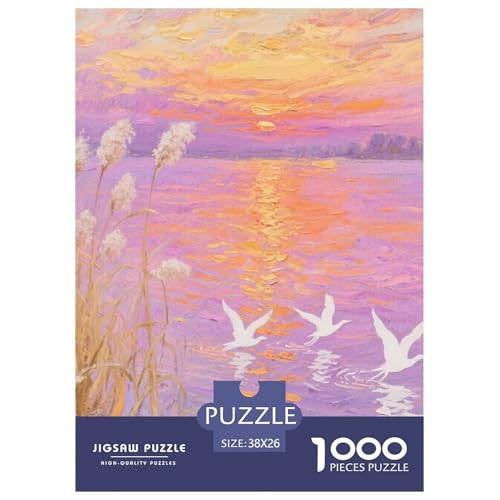 Flussblick Stil Farbenfrohes Puzzle 1000 Teile in Bewährter Qualität Für Erwachsene Kinder Schöne Landschaft Herausforderndes Rätsel Geschenke Frauen Home Dekoration 38x26cm/1000pcs Flussblick Stil Farbenfrohes Puzzle 1000 Teile in Bewährter Qualität Für Erwachsene Kinder Schöne Landschaft Herausforderndes Rätsel Geschenke Frauen Home Dekoration 38x26cm/1000pcs von QTIVARLEN