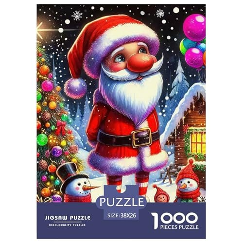Frohe Weihnachten Puzzle 1000 Teile Für Erwachsene Und Kinder Weihnachtsstil Herausforderung Spiel Interaktives Spielzeug Wunderschönes Dekoration Clevere Rätsel 38x26cm/1000pcs Frohe Weihnachten Puzzle 1000 Teile Für Erwachsene Und Kinder Weihnachtsstil Herausforderung Spiel Interaktives Spielzeug Wunderschönes Dekoration Clevere Rätsel 38x26cm/1000pcs von QTIVARLEN