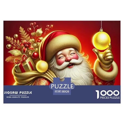 Frohe Weihnachten Puzzle 1000 Teile Für Erwachsene Und Kinder Weihnachtsstil Herausforderung Spiel Klassische Geschenk Home Dekoration in Bewährter Qualität 38x26cm/1000pcs Frohe Weihnachten Puzzle 1000 Teile Für Erwachsene Und Kinder Weihnachtsstil Herausforderung Spiel Klassische Geschenk Home Dekoration in Bewährter Qualität 38x26cm/1000pcs von QTIVARLEN