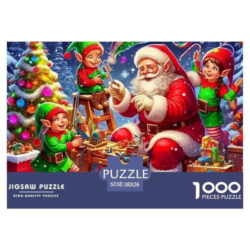 Frohe Weihnachten Puzzle 1000 Teile Für Erwachsene Und Kinder Weihnachtsstil Impossible Geschicklichkeitsspiel Interaktives Spielzeug Wunderschönes Dekoration in Bewährter Qualität 38x26cm/1000pcs Frohe Weihnachten Puzzle 1000 Teile Für Erwachsene Und Kinder Weihnachtsstil Impossible Geschicklichkeitsspiel Interaktives Spielzeug Wunderschönes Dekoration in Bewährter Qualität 38x26cm/1000pcs von QTIVARLEN
