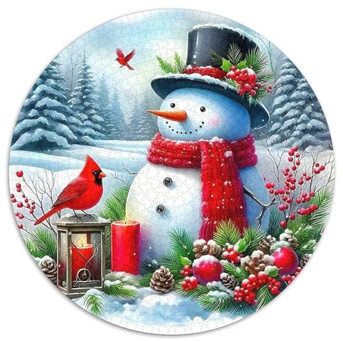 Frohe Weihnachten Puzzle 1000 Teile Für Erwachsene Und Kinder Weihnachtsstil Impossible Geschicklichkeitsspiel Klassische Geschenk Home Dekoration Clevere Rätsel 1000pcs (67.5x67.5cm) von QTIVARLEN