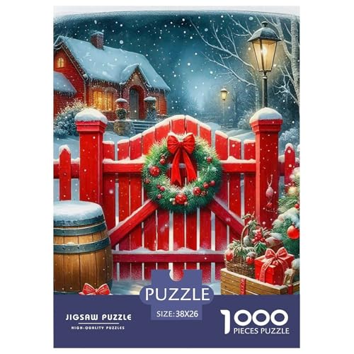 Frohe Weihnachten Puzzle 1000 Teile Für Erwachsene Und Kinder Weihnachtsstil Impossible Geschicklichkeitsspiel Pädagogisches Spielzeug Home Dekoration in Bewährter Qualität 38x26cm/1000pcs Frohe Weihnachten Puzzle 1000 Teile Für Erwachsene Und Kinder Weihnachtsstil Impossible Geschicklichkeitsspiel Pädagogisches Spielzeug Home Dekoration in Bewährter Qualität 38x26cm/1000pcs von QTIVARLEN