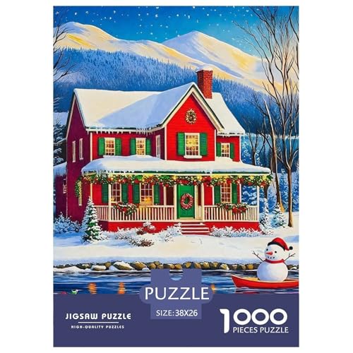 Frohe Weihnachten Puzzle 1000 Teile Für Erwachsene Und Kinder Weihnachtsstil Impossible Geschicklichkeitsspiel Pädagogisches Spielzeug Home Dekoration in Bewährter Qualität 38x26cm/1000pcs Frohe Weihnachten Puzzle 1000 Teile Für Erwachsene Und Kinder Weihnachtsstil Impossible Geschicklichkeitsspiel Pädagogisches Spielzeug Home Dekoration in Bewährter Qualität 38x26cm/1000pcs von QTIVARLEN