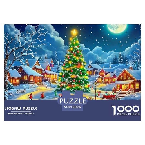 Frohe Weihnachten Puzzle 1000 Teile Für Erwachsene Und Kinder Weihnachtsstil Impossible Geschicklichkeitsspiel Pädagogisches Spielzeug Wunderschönes Dekoration Clevere Rätsel 38x26cm/1000pcs Frohe Weihnachten Puzzle 1000 Teile Für Erwachsene Und Kinder Weihnachtsstil Impossible Geschicklichkeitsspiel Pädagogisches Spielzeug Wunderschönes Dekoration Clevere Rätsel 38x26cm/1000pcs von QTIVARLEN