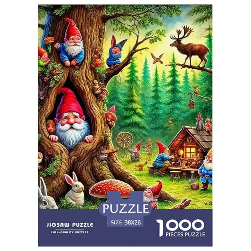 Frohe Weihnachten Puzzle 1000 Teile Für Erwachsene Und Kinder Weihnachtsstil Lernspiel Interaktives Spielzeug Home Dekoration Clevere Rätsel 38x26cm/1000pcs von QTIVARLEN