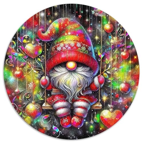 Frohe Weihnachten Puzzle 1000 Teile Für Erwachsene Und Kinder Weihnachtsstil Lernspiel Klassische Geschenk Wunderschönes Dekoration Clevere Rätsel 1000pcs (67.5x67.5cm) von QTIVARLEN