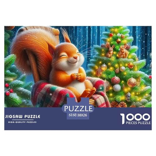 Frohe Weihnachten Puzzle 1000 Teile Für Erwachsene Und Kinder Weihnachtsstil Lernspiel Klassische Geschenk Wunderschönes Dekoration in Bewährter Qualität 38x26cm/1000pcs von QTIVARLEN