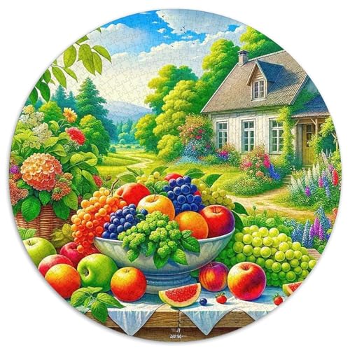 Früchte Puzzle 1000 Teile Für Erwachsene Und Kinder Diverse Früchtes Herausforderung Spiel Klassische Geschenk Home Dekoration in Bewährter Qualität 1000pcs (67.5x67.5cm) von QTIVARLEN