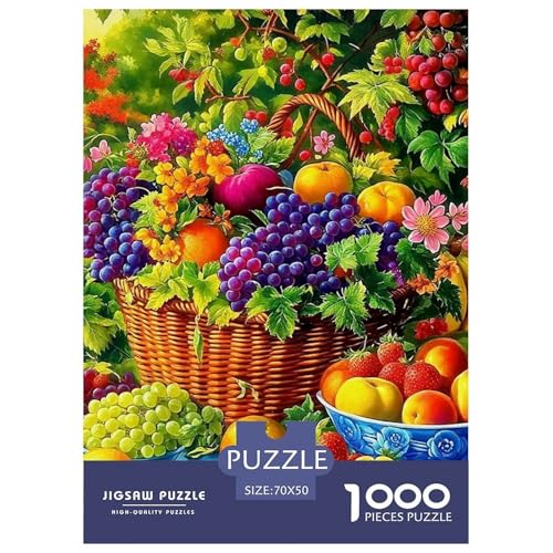 Früchte Puzzle 1000 Teile Für Erwachsene Und Kinder Diverse Früchtes Impossible Geschicklichkeitsspiel Pädagogisches Spielzeug Home Dekoration Clevere Rätsel 70x50cm/1000pcs Früchte Puzzle 1000 Teile Für Erwachsene Und Kinder Diverse Früchtes Impossible Geschicklichkeitsspiel Pädagogisches Spielzeug Home Dekoration Clevere Rätsel 70x50cm/1000pcs von QTIVARLEN
