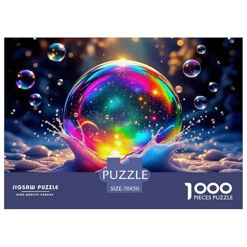 Galaktischer Stil Farbenfrohes Puzzle 1000 Stück Bewährter Qualität Erwachsene Kinder Kühle Galaxie Geschicklichkeitsspiel Geschenke Frauen Home Dekoration 70x50cm/1000pcs von QTIVARLEN
