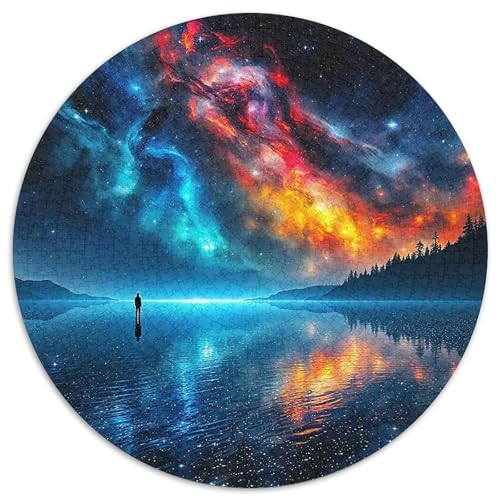 Galaktischer Stil Farbenfrohes Puzzle 1000 Stück Qualitätsware Für Erwachsene Kinder Kühle Galaxie Herausforderndes Rätsel Geschenke Männer Pädagogisches Spielzeug 1000pcs (67.5x67.5cm) von QTIVARLEN