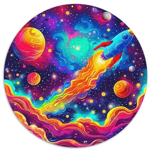 Galaktischer Stil Farbenfrohes Puzzle 1000 Stück Qualitätsware Für Erwachsene Kinder Kühle Galaxie Puzzlespiele Familie Geschenke Männer Home Dekoration 1000pcs (67.5x67.5cm) von QTIVARLEN