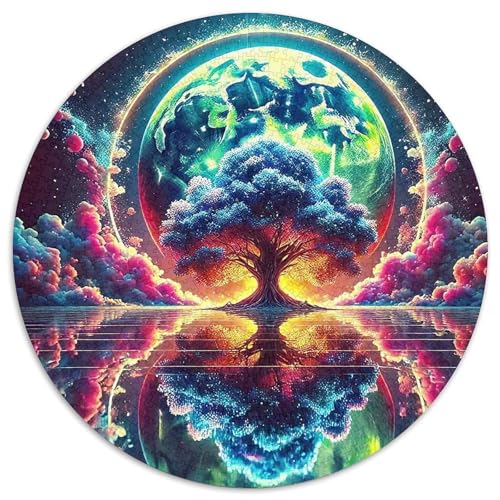 Galaktischer Stil Farbenfrohes Puzzle 1000 Stück Qualitativ Für Alle Kühle Galaxie Geschicklichkeitsspiel Geschenk Männer Pädagogisch 1000pcs (67.5x67.5cm) von QTIVARLEN