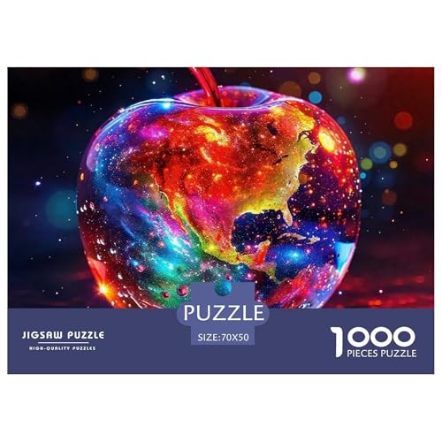 Galaktischer Stil Farbenfrohes Puzzle 1000 Teile Bewährter Qualität Erwachsene Kinder Kühle Galaxie Geschicklichkeitsspiel Geschenke Männer Pädagogisches Spielzeug 70x50cm/1000pcs von QTIVARLEN