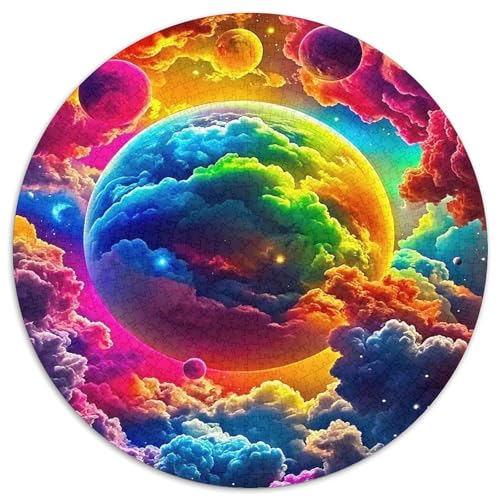 Galaktischer Stil Farbenfrohes Puzzle 1000 Teile Qualitätsware Für Erwachsene Kinder Kühle Galaxie Herausforderndes Rätsel Geschenke Frauen Pädagogisches Spielzeug 1000pcs (67.5x67.5cm) von QTIVARLEN