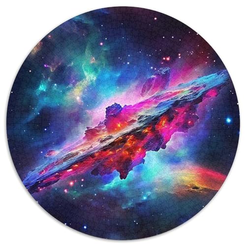 Galaktischer Stil Farbenfrohes Puzzle 1000 Teile Qualitätsware Für Erwachsene Kinder Kühle Galaxie Herausforderndes Rätsel Geschenke Männer Home Dekoration 1000pcs (67.5x67.5cm) von QTIVARLEN