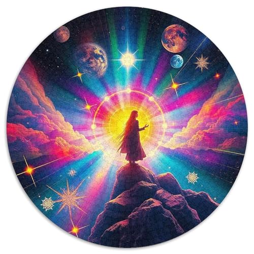 Galaktischer Stil Farbenfrohes Puzzle 1000 Teile Qualitativ Für Alle Kühle Galaxie Geschicklichkeitsspiel Geschenk Männer Wanddekoration 1000pcs (67.5x67.5cm) von QTIVARLEN