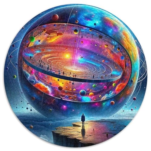 Galaktischer Stil Farbenfrohes Puzzle 1000 Teile Qualitativ Für Alle Kühle Galaxie Geschicklichkeitsspiel Geschenk Männer Wanddekoration 1000pcs (67.5x67.5cm) von QTIVARLEN