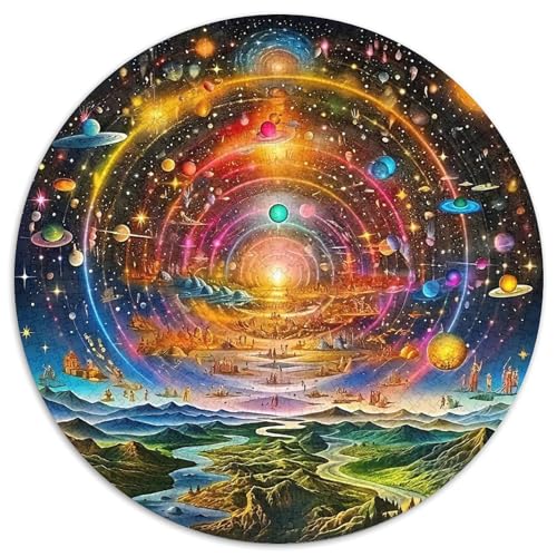 Galaktischer Stil Puzzle 1000 Teile Qualitätsware Für Erwachsene Kinder Kühle Galaxie Herausforderndes Rätsel Geschenke Frauen Pädagogisches Spielzeug 1000pcs (67.5x67.5cm) von QTIVARLEN