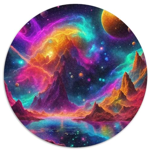 Galaktischer Stil Puzzle 1000 Teile Qualitätsware Für Erwachsene Kinder Kühle Galaxie Puzzlespiele Familie Geschenke Frauen Pädagogisches Spielzeug 1000pcs (67.5x67.5cm) von QTIVARLEN