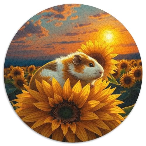Guineeschwein Farbenfrohes Puzzle 1000 Stück Bewährter Qualität Erwachsene Kinder Niedliches Haustier Puzzlespiele Familie Geschenke Frauen Home Dekoration 1000pcs (67.5x67.5cm)​ von QTIVARLEN