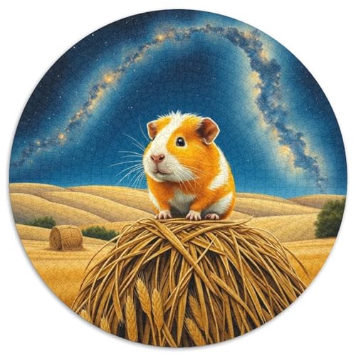 Guineeschwein Farbenfrohes Puzzle 1000 Teile Bewährter Qualität Erwachsene Kinder Niedliches Haustier Geschicklichkeitsspiel Geschenke Frauen Wanddekoration 1000pcs (67.5x67.5cm)​ von QTIVARLEN