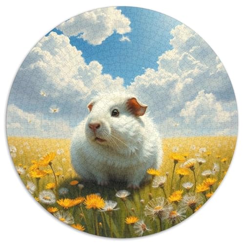 Guineeschwein Farbenfrohes Puzzle 1000 Teile Bewährter Qualität Erwachsene Kinder Niedliches Haustier Geschicklichkeitsspiel Geschenke Frauen Wanddekoration 1000pcs (67.5x67.5cm)​ von QTIVARLEN