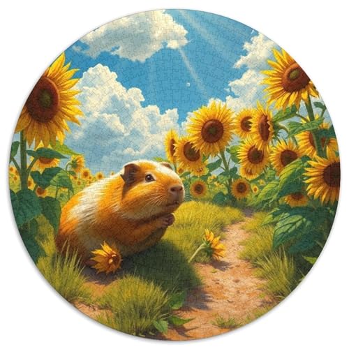 Guineeschwein Farbenfrohes Puzzle 1000 Teile Bewährter Qualität Erwachsene Kinder Niedliches Haustier Geschicklichkeitsspiel Geschenke Männer Pädagogisches Spielzeug 1000pcs (67.5x67.5cm)​ von QTIVARLEN