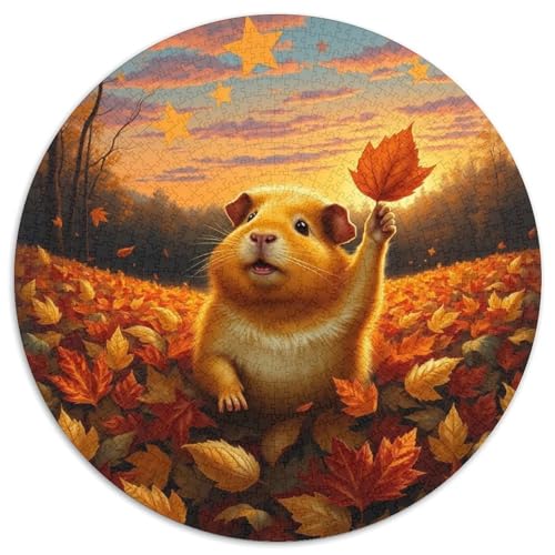 Guineeschwein Farbenfrohes Puzzle 1000 Teile Bewährter Qualität Erwachsene Kinder Niedliches Haustier Geschicklichkeitsspiel Geschenke Männer Wanddekoration 1000pcs (67.5x67.5cm)​ von QTIVARLEN