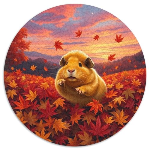 Guineeschwein Puzzles 1000 Teile Bewährter Qualität Erwachsene Kinder Niedliches Haustier Puzzlespiele Familie Geschenke Männer Pädagogisches Spielzeug 1000pcs (67.5x67.5cm)​ von QTIVARLEN