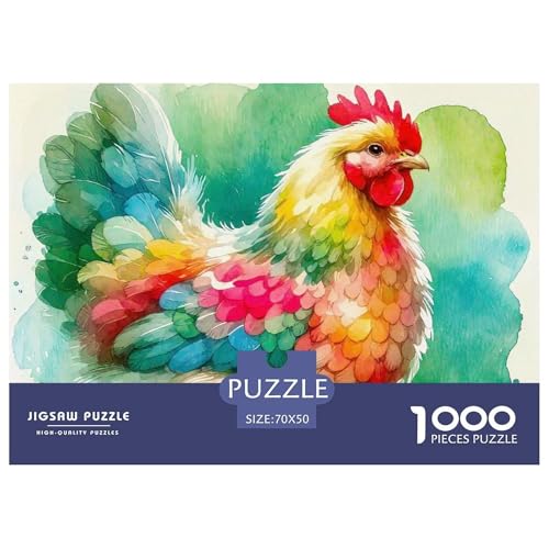 Hahn Puzzle 1000 Teile Für Erwachsene Und Kinder Schwanz Herausforderung Spiel Interaktives Spielzeug Home Dekoration in Bewährter Qualität 70x50cm/1000pcs Hahn Puzzle 1000 Teile Für Erwachsene Und Kinder Schwanz Herausforderung Spiel Interaktives Spielzeug Home Dekoration in Bewährter Qualität 70x50cm/1000pcs von QTIVARLEN