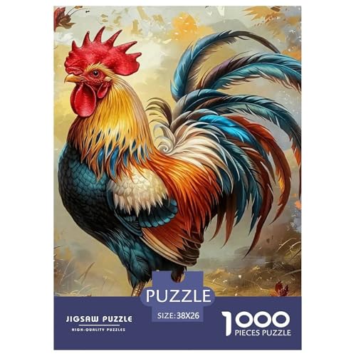 Hahn Puzzle 1000 Teile Für Erwachsene Und Kinder Schwanz Impossible Geschicklichkeitsspiel Interaktives Spielzeug Home Dekoration Clevere Rätsel 38x26cm/1000pcs Hahn Puzzle 1000 Teile Für Erwachsene Und Kinder Schwanz Impossible Geschicklichkeitsspiel Interaktives Spielzeug Home Dekoration Clevere Rätsel 38x26cm/1000pcs von QTIVARLEN
