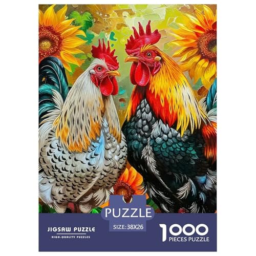Hahn Puzzle 1000 Teile Für Erwachsene Und Kinder Schwanz Impossible Geschicklichkeitsspiel Interaktives Spielzeug Wunderschönes Dekoration Clevere Rätsel 38x26cm/1000pcs Hahn Puzzle 1000 Teile Für Erwachsene Und Kinder Schwanz Impossible Geschicklichkeitsspiel Interaktives Spielzeug Wunderschönes Dekoration Clevere Rätsel 38x26cm/1000pcs von QTIVARLEN