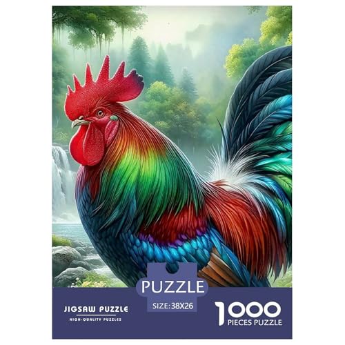 Hahn Puzzle 1000 Teile Für Erwachsene Und Kinder Schwanz Impossible Geschicklichkeitsspiel Pädagogisches Spielzeug Wunderschönes Dekoration Clevere Rätsel 38x26cm/1000pcs Hahn Puzzle 1000 Teile Für Erwachsene Und Kinder Schwanz Impossible Geschicklichkeitsspiel Pädagogisches Spielzeug Wunderschönes Dekoration Clevere Rätsel 38x26cm/1000pcs von QTIVARLEN