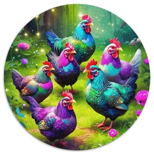 Hahn Puzzle 1000 Teile Für Erwachsene Und Kinder Schwanz Lernspiel Klassische Geschenk Home Dekoration Clevere Rätsel 1000pcs (67.5x67.5cm) von QTIVARLEN
