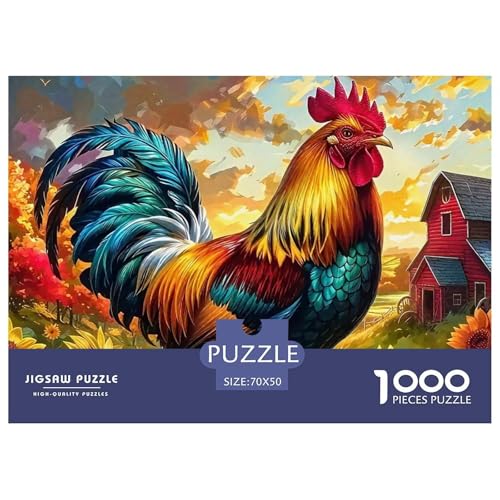 Hahn Puzzle 1000 Teile Für Erwachsene Und Kinder Schwanz Lernspiel Klassische Geschenk Home Dekoration in Bewährter Qualität 70x50cm/1000pcs Hahn Puzzle 1000 Teile Für Erwachsene Und Kinder Schwanz Lernspiel Klassische Geschenk Home Dekoration in Bewährter Qualität 70x50cm/1000pcs von QTIVARLEN