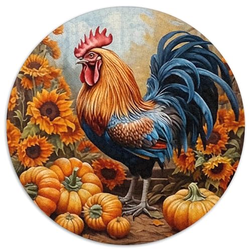 Hahn Puzzle 1000 Teile Für Erwachsene Und Kinder Schwanz Lernspiel Klassische Geschenk Wunderschönes Dekoration Clevere Rätsel 1000pcs (67.5x67.5cm) von QTIVARLEN