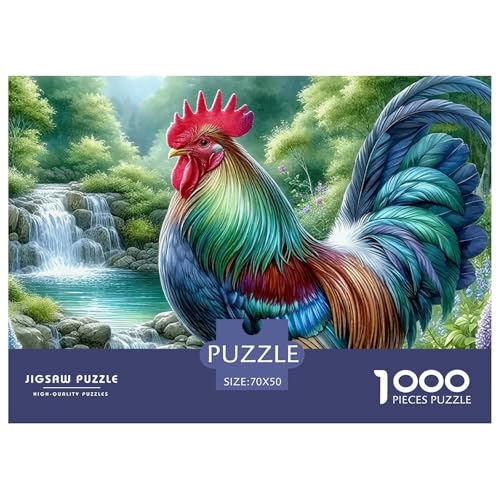 Hahn Puzzle 1000 Teile Für Erwachsene Und Kinder Schwanz Lernspiel Klassische Geschenk Wunderschönes Dekoration in Bewährter Qualität 70x50cm/1000pcs Hahn Puzzle 1000 Teile Für Erwachsene Und Kinder Schwanz Lernspiel Klassische Geschenk Wunderschönes Dekoration in Bewährter Qualität 70x50cm/1000pcs von QTIVARLEN