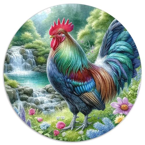 Hahn Puzzle 1000 Teile Für Erwachsene Und Kinder Schwanz Lernspiel Pädagogisches Spielzeug Home Dekoration Clevere Rätsel 1000pcs (67.5x67.5cm) von QTIVARLEN