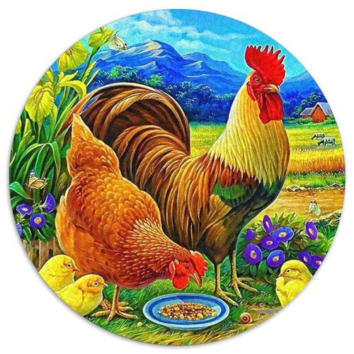 Hahn Puzzle 1000 Teile Für Erwachsene Und Kinder Schwanz Lernspiel Pädagogisches Spielzeug Home Dekoration Clevere Rätsel 1000pcs (67.5x67.5cm) von QTIVARLEN