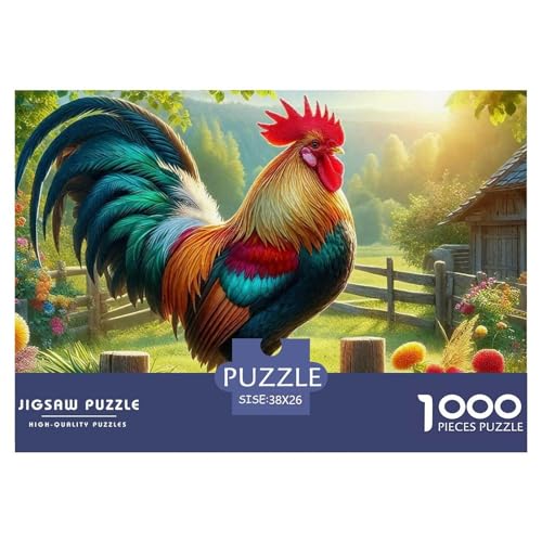 Hahn Puzzle 1000 Teile Für Erwachsene Und Kinder Schwanz Lernspiel Pädagogisches Spielzeug Home Dekoration Clevere Rätsel 38x26cm/1000pcs Hahn Puzzle 1000 Teile Für Erwachsene Und Kinder Schwanz Lernspiel Pädagogisches Spielzeug Home Dekoration Clevere Rätsel 38x26cm/1000pcs von QTIVARLEN