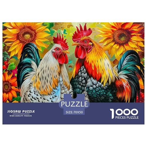 Hahn Puzzle 1000 Teile Für Erwachsene Und Kinder Schwanz Lernspiel Pädagogisches Spielzeug Home Dekoration Clevere Rätsel 70x50cm/1000pcs Hahn Puzzle 1000 Teile Für Erwachsene Und Kinder Schwanz Lernspiel Pädagogisches Spielzeug Home Dekoration Clevere Rätsel 70x50cm/1000pcs von QTIVARLEN